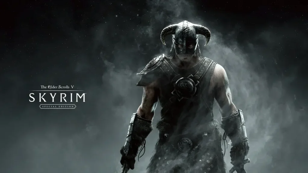 Skyrim adalah game RPG open-world yang memungkinkan pemain untuk menjelajahi dunia fantasi yang besar dan bebas. Kamu akan berperan sebagai Dragonborn, seseorang yang memiliki kekuatan untuk melawan naga dan menyelamatkan dunia dari kehancuran.