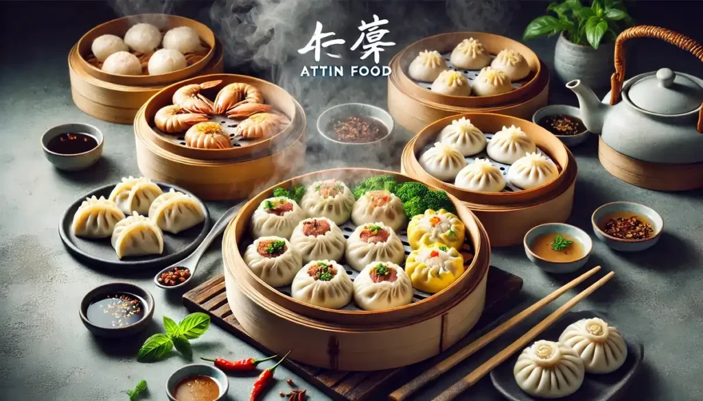 Dim Sum berasal dari Kanton (Guangdong) dan biasanya disajikan sebagai teman minum teh dalam tradisi Yum Cha.