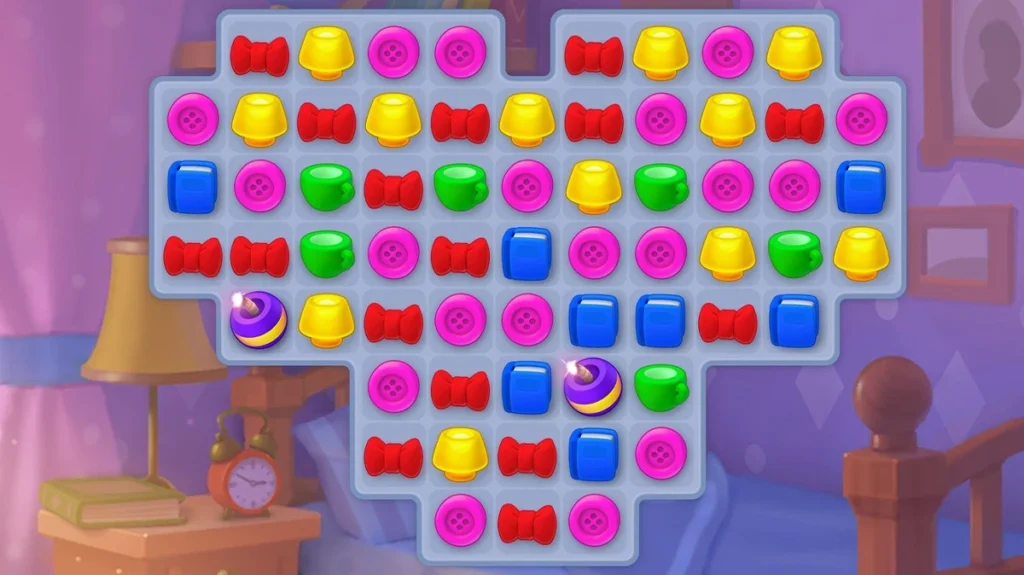 Homescapes adalah salah satu game puzzle populer dari Playrix. Game ini menggabungkan mekanisme match-3 seperti Candy Crush dengan elemen renovasi rumah.